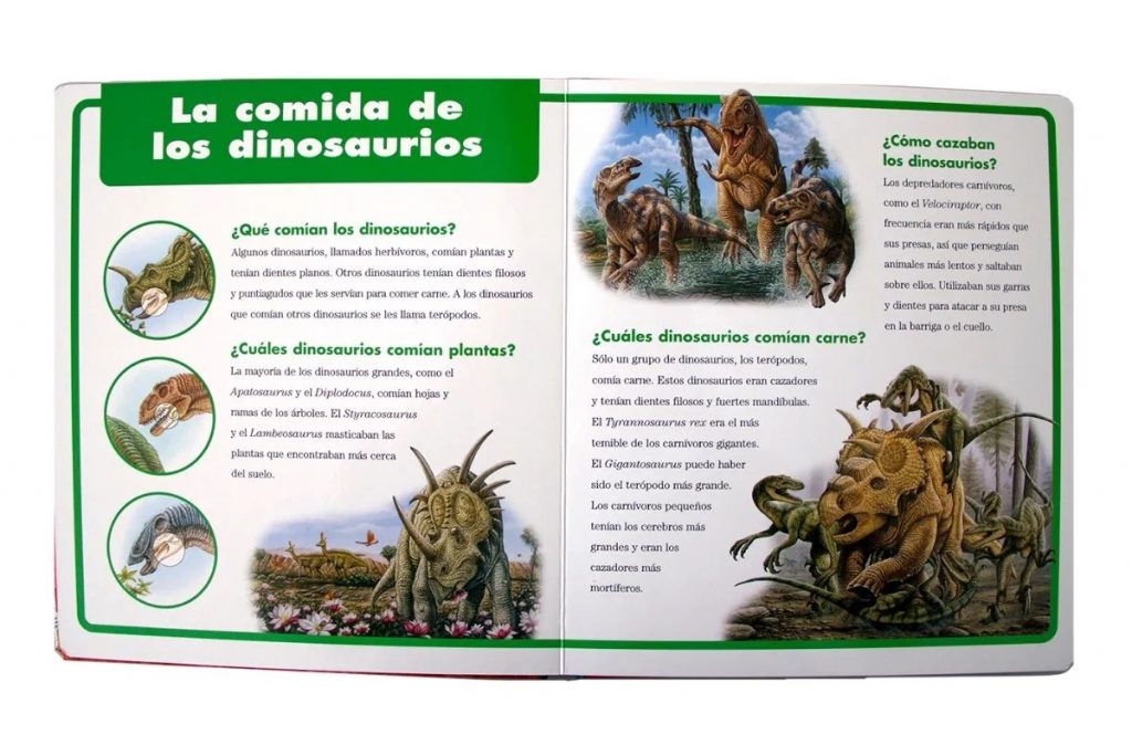 PREGUNTAS Y RESPUESTAS DINOSAURIOS - Editorial Winbook
